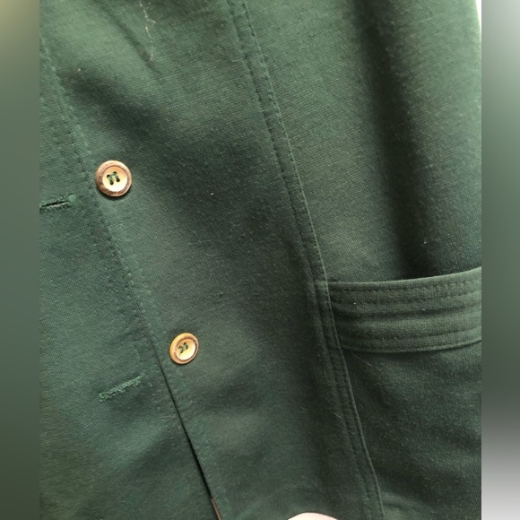 Vintage Dark Green Tunic Vest from Deere Park - Picture 3 of 7